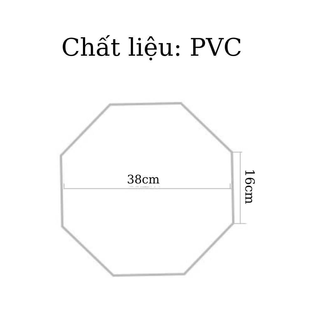 Tấm lót bàn ăn Ota Placemat hình lục giác PVC cao cấp chống trượt sang trọng