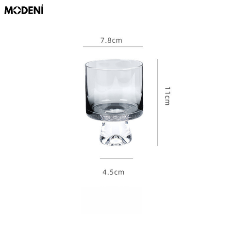 Bộ Bình Ly Vidor Thủy Tinh Cao Cấp Màu Đen Khói – 1 Bình + 4 Ly – Phong Cách Hiện Đại Sang Trọng Dành Cho Bàn Sofa, Tiếp Khách, Decor