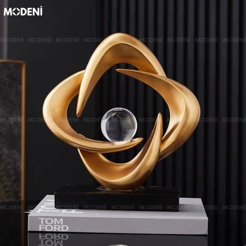 Tượng decor nghệ thuật hiện đại Cosmic phong cách modern luxury