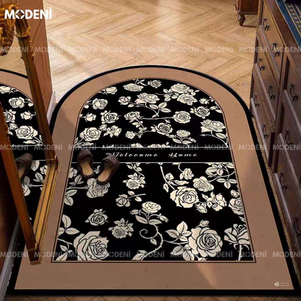 Thảm trải cửa Bloomore Sang Trọng Cao Cấp Cổ Điển