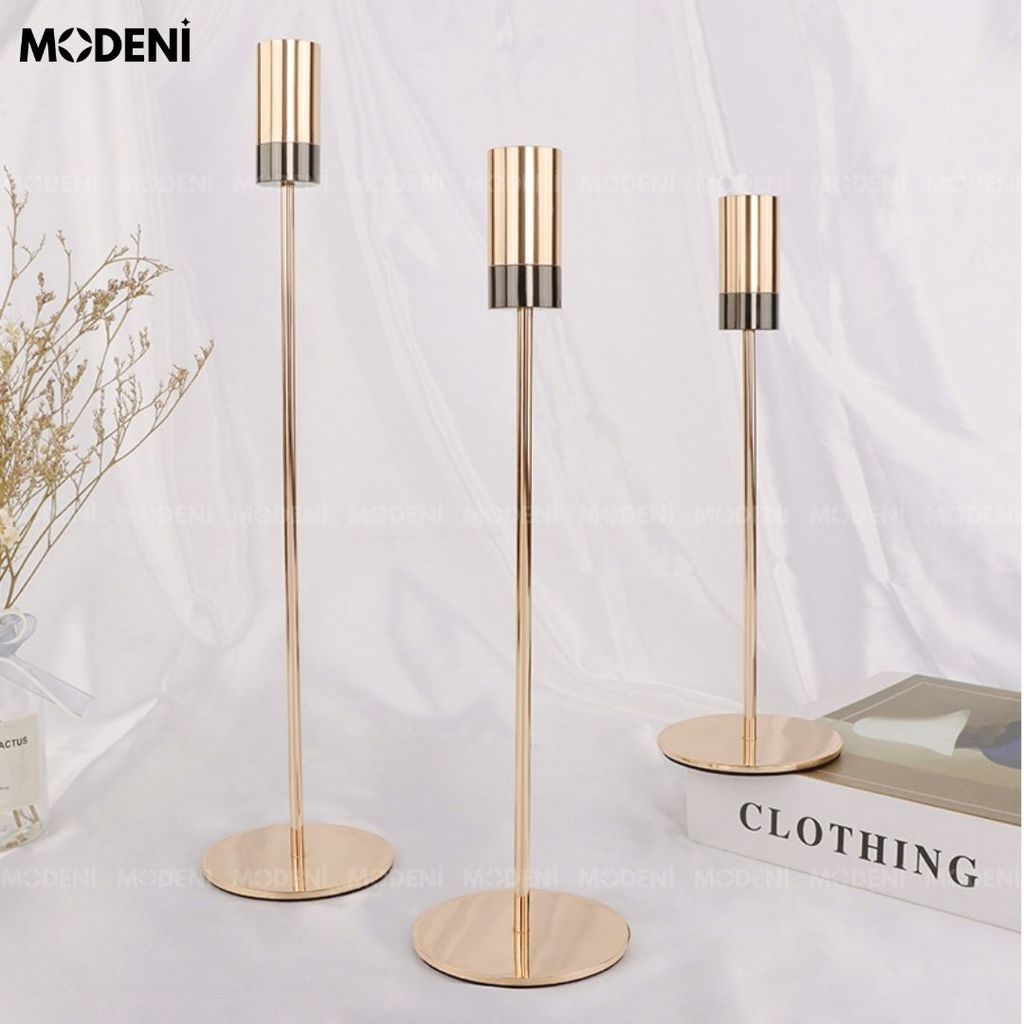 Chân nến Merrick Gold Cao Cấp Sang Trọng