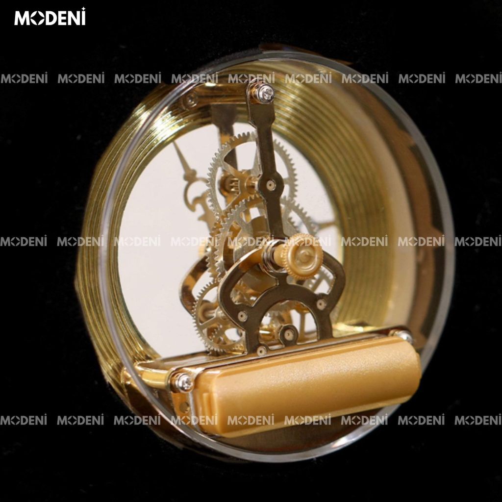 Đồng Hồ Bluey Lục Giác Cao Cấp – Mặt Số La Mã – Phối Đá Xanh Sang Trọng – Phù Hợp Decor Bàn, Kệ, Phòng Làm Việc
