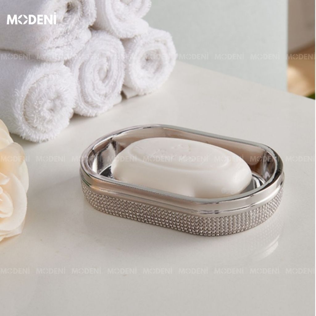 Bộ Đồ Dùng Nhà Tắm Kiera Silver Sang Trọng Cao Cấp