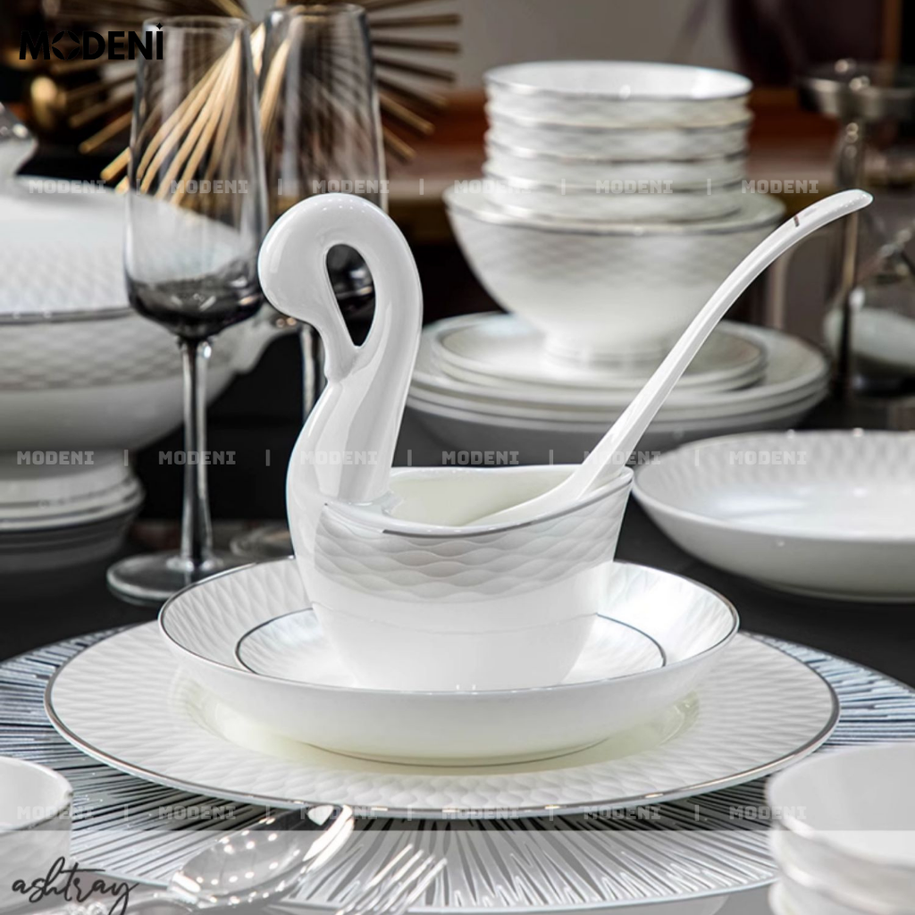 Bộ Chén Đĩa Pristine Phong Cách Cao Cấp Sang Trọng