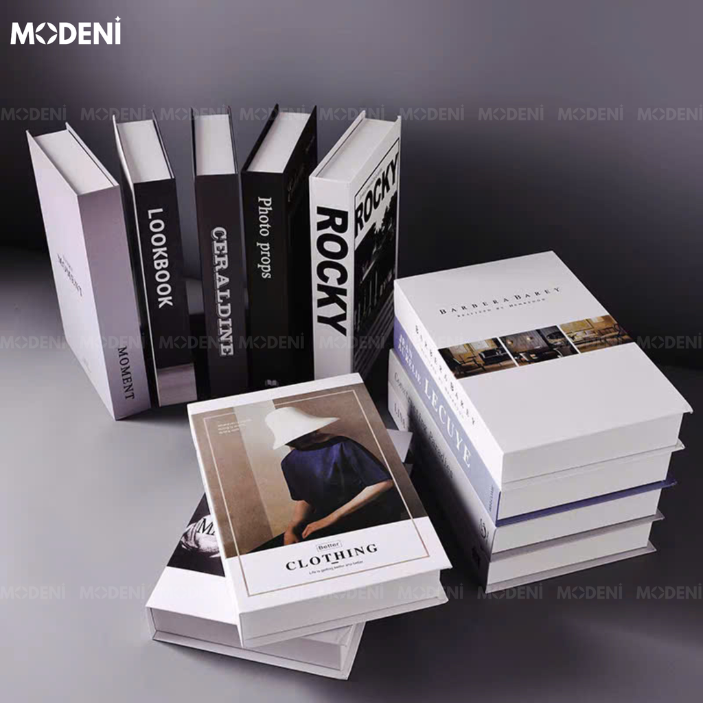 Mô Hình Sách Decor Hiện Đại Cao Cấp