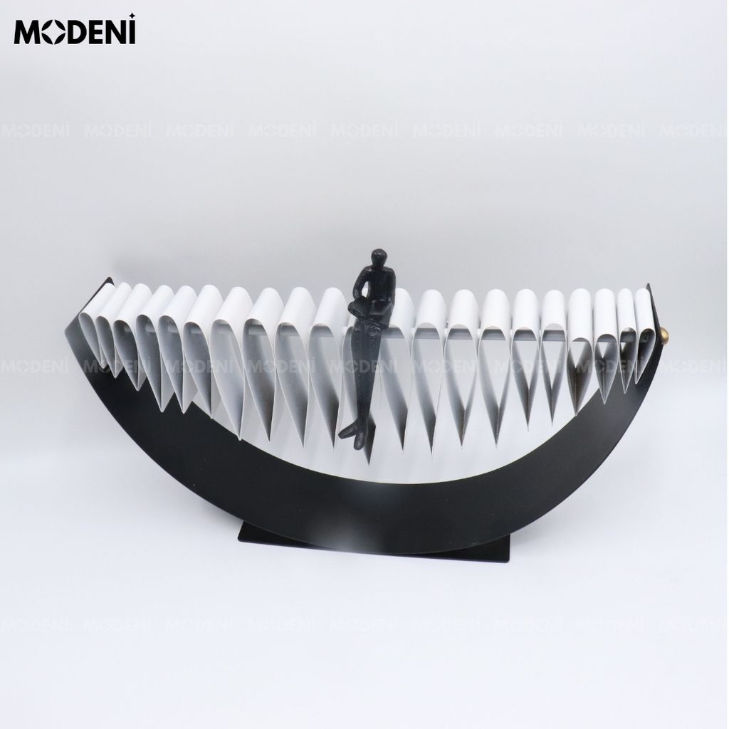 Tượng Nhân Vật Nghệ Thuật Human – Tượng Decor Hiện Đại Trừu Tượng – Thiết Kế Độc Đáo Truyền Cảm Hứng Cho Kệ Sách, Bàn Làm Việc