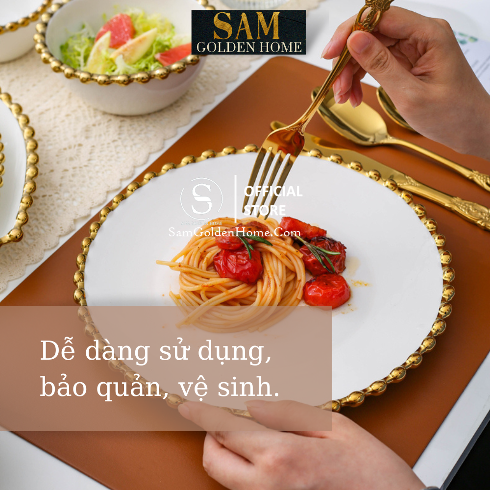 Muỗng Nĩa Royal Hàn Quốc Inox 304 Mạ Vàng Cao Cấp Sang Trọng Hiện Đại (LẺ)