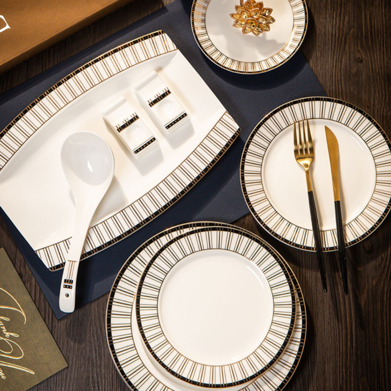 Tô Tròn 15.5 Segesta Sứ Xương Sang Trọng Phong Cách Bắc Âu