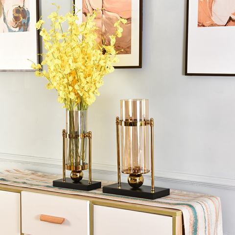  Bình Hoa Thủy Tinh Candlesticks 