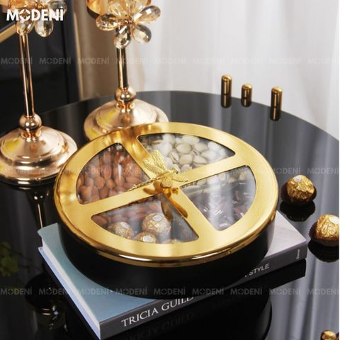  Khay Mứt Tết BlackGold Glory Cao Cấp Sang Trọng 