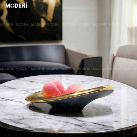 tô trái cây orson sứ trắng men cao cấp viền vàng