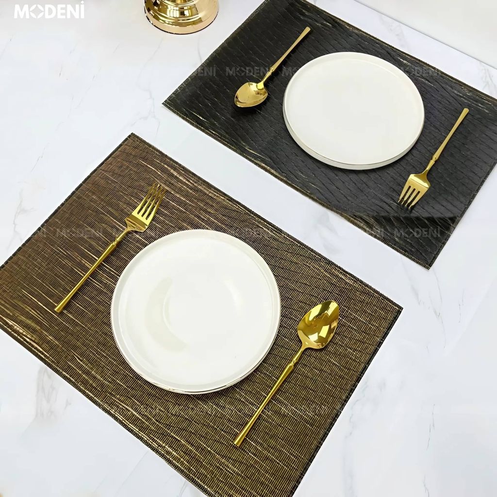 Tấm Lót Bàn Ăn Verr PVC Cách Nhiệt Cao Cấp – Vân Lượn Sóng Sang Trọng, Decor Bàn Ăn & Bàn Tiệc Hiện Đại