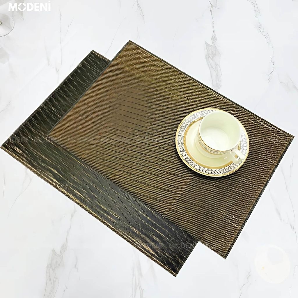 Tấm Lót Bàn Ăn Verr PVC Cách Nhiệt Cao Cấp – Vân Lượn Sóng Sang Trọng, Decor Bàn Ăn & Bàn Tiệc Hiện Đại