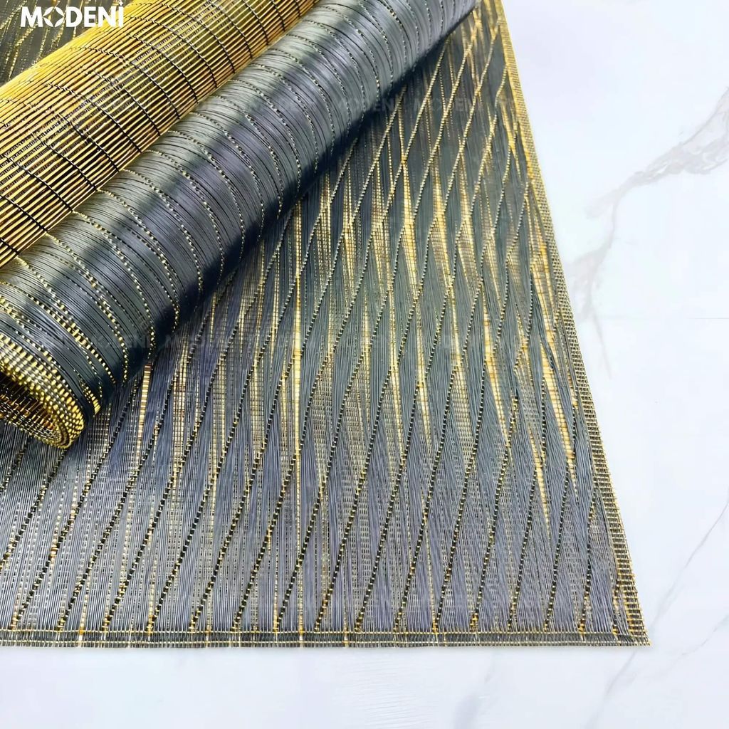 Tấm Lót Bàn Ăn Verr PVC Cách Nhiệt Cao Cấp – Vân Lượn Sóng Sang Trọng, Decor Bàn Ăn & Bàn Tiệc Hiện Đại