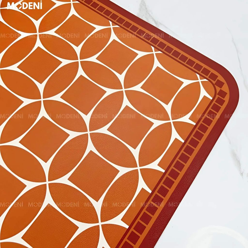Placemat Lót Bàn Ăn TWin – Tấm Lót Nhựa Cao Cấp Hoạ Tiết Hình Học Nổi Bật – 45x30cm Dễ Vệ Sinh, Dùng Cho Bàn Ăn Hiện Đại