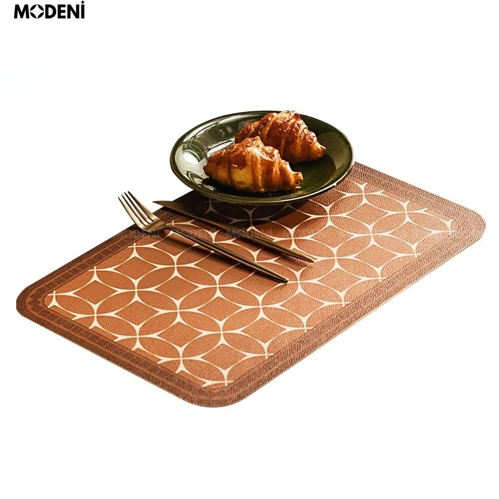 Placemat Lót Bàn Ăn TWin – Tấm Lót Nhựa Cao Cấp Hoạ Tiết Hình Học Nổi Bật – 45x30cm Dễ Vệ Sinh, Dùng Cho Bàn Ăn Hiện Đại
