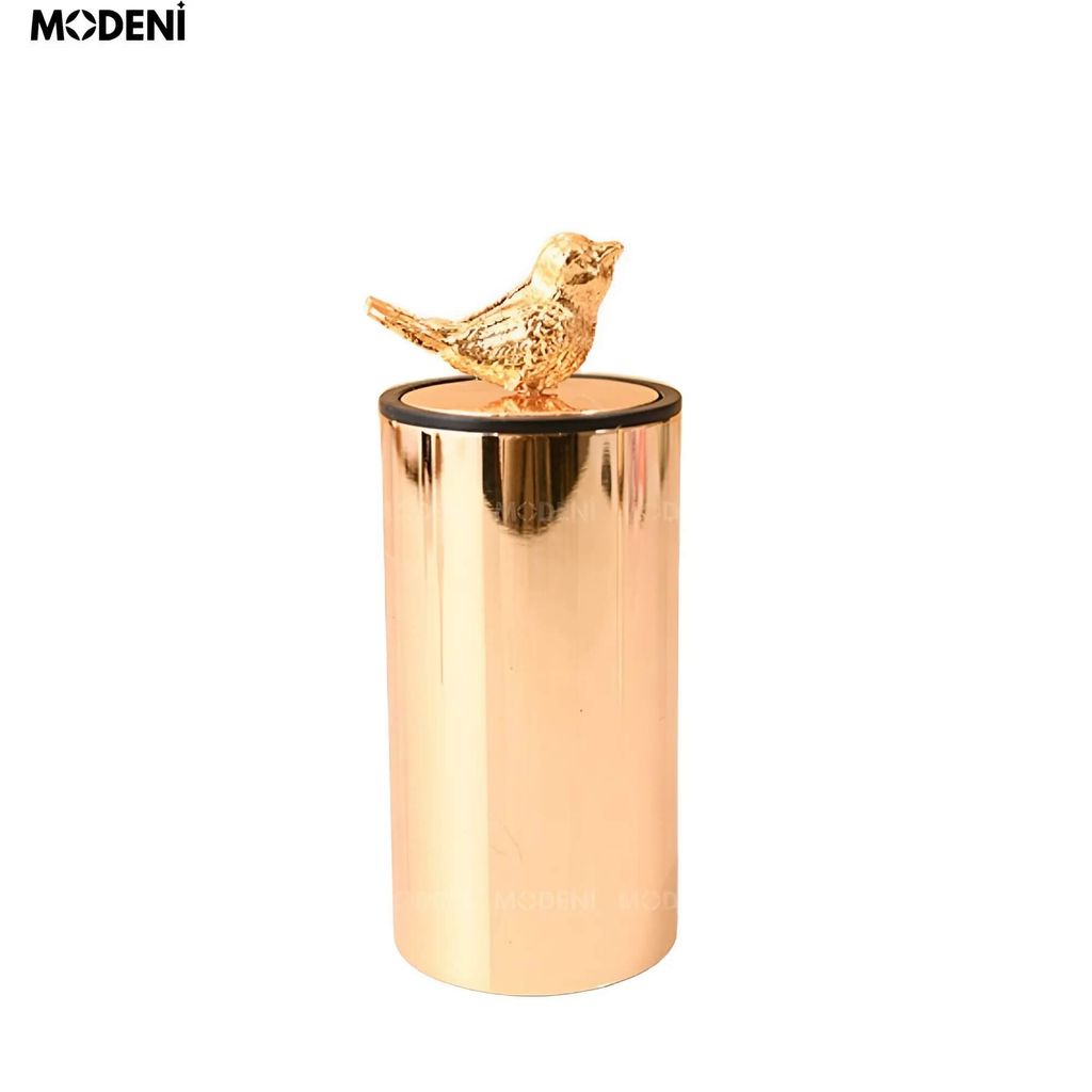 Hủ Lọ Đựng Tăm Trivoli Golden – Hộp Tăm Cao Cấp Mạ Vàng Sang Trọng, Dễ Dùng, Dành Cho Bàn Ăn Hiện Đại