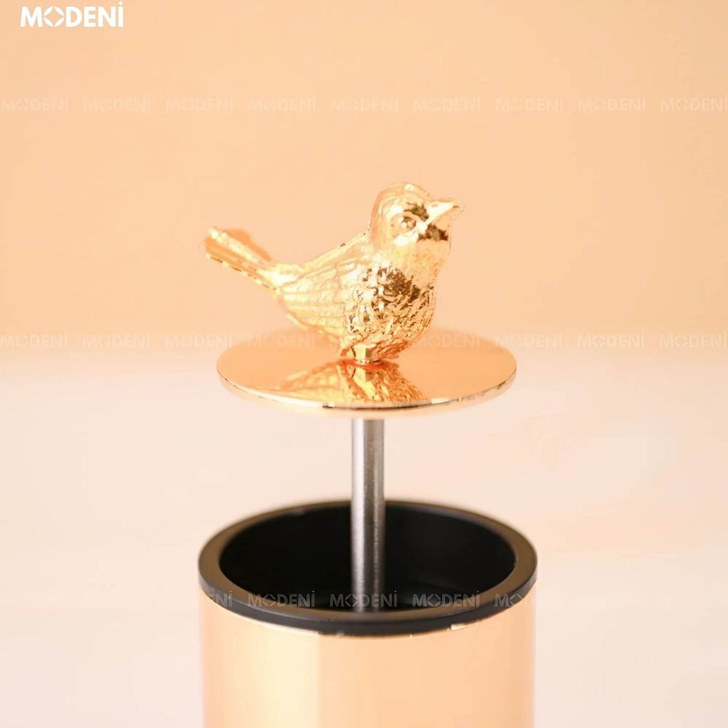 Hủ Lọ Đựng Tăm Trivoli Golden – Hộp Tăm Cao Cấp Mạ Vàng Sang Trọng, Dễ Dùng, Dành Cho Bàn Ăn Hiện Đại