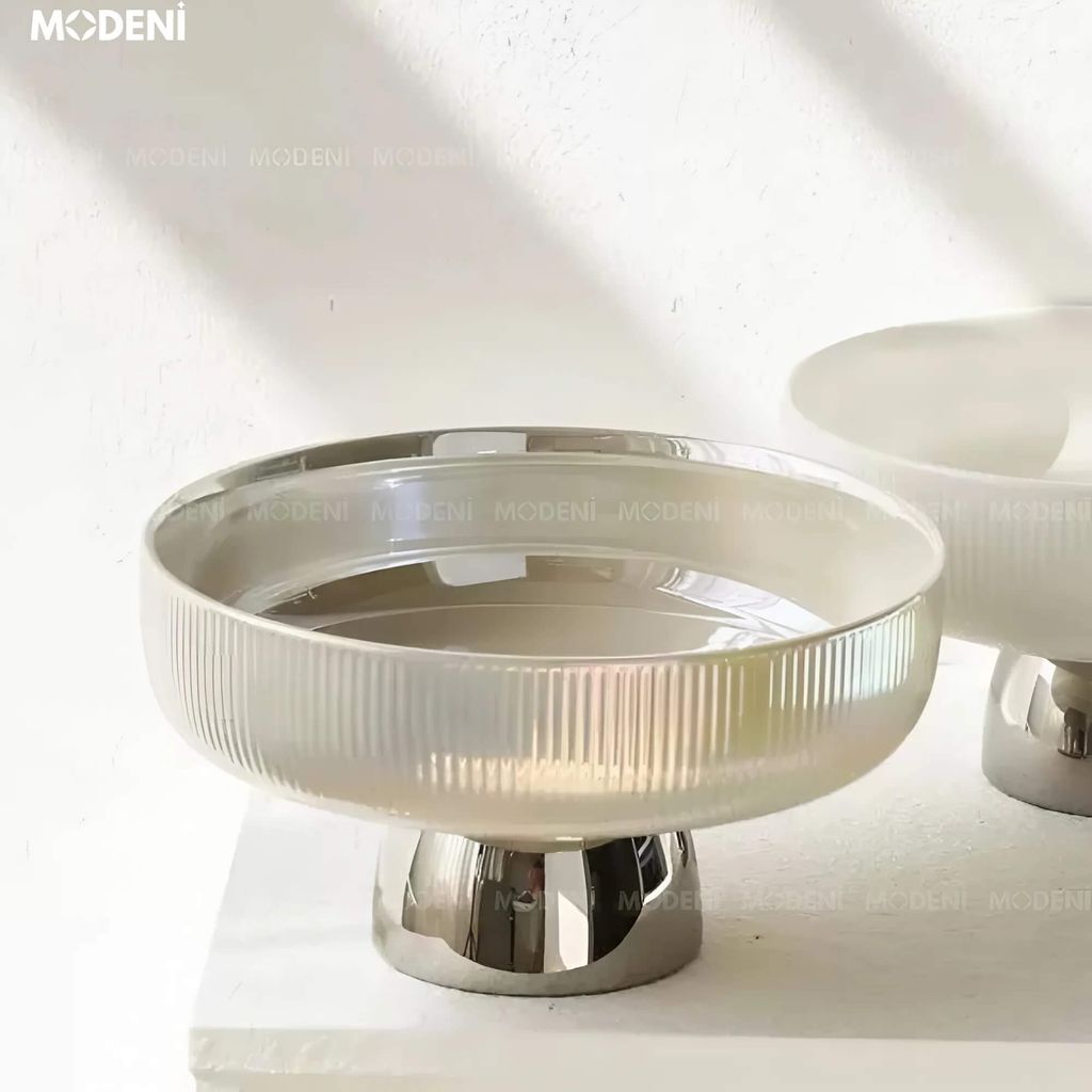 Tô Sứ Nelly Trắng Men Cao Cấp – Đựng Trái Cây Sang Trọng – Decor Bàn Ăn, Bàn Sofa, Kệ Tủ Hiện Đại – Thiết Kế Tối Giản