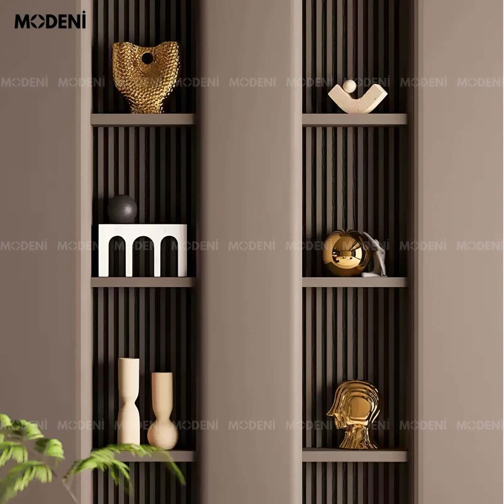 Tượng Trang Trí Vantis Gold – Tượng Đầu Người Nghệ Thuật Mạ Vàng – Thiết Kế Đa Tầng Tạo Hình Độc Đáo Cho Decor Hiện Đại