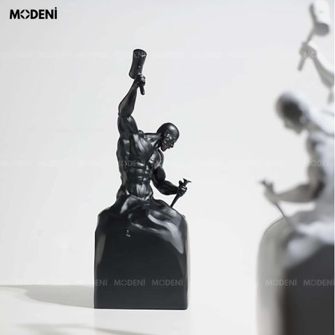 Tượng nghệ thuật Chisel hiện đại đặt bàn làm việc