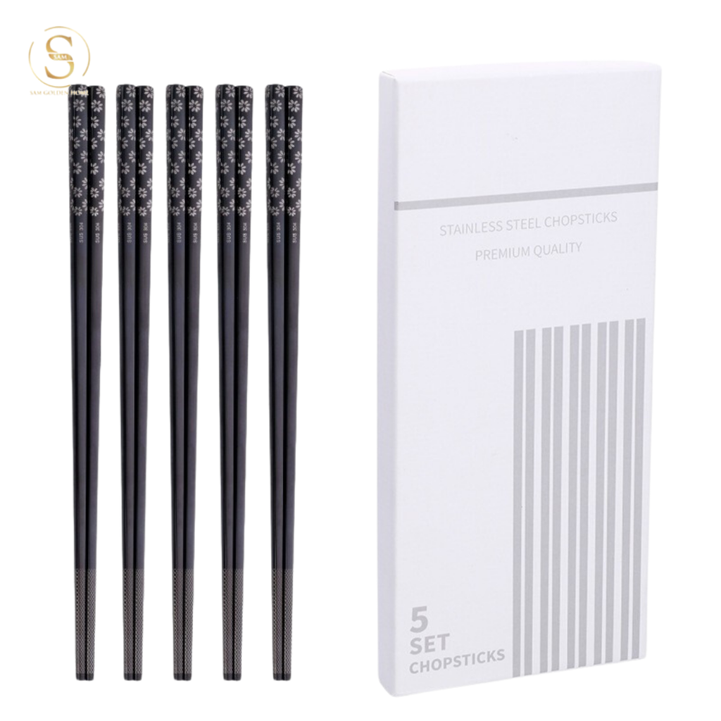 Set Đũa Silas Đen Hiện Đại Sang Trọng Phong Cách Bắc Âu