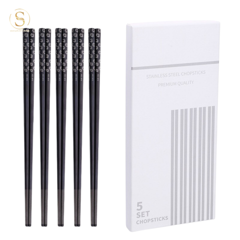  Set Đũa Silas Đen Hiện Đại Sang Trọng Phong Cách Bắc Âu 