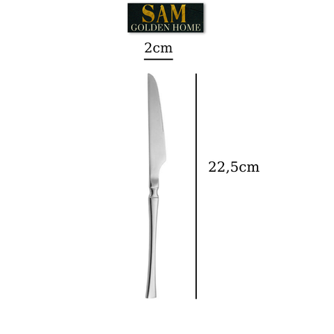Bộ Dao Muỗng Nĩa Silver Cutlery Inox Cao Cấp Sang Trọng