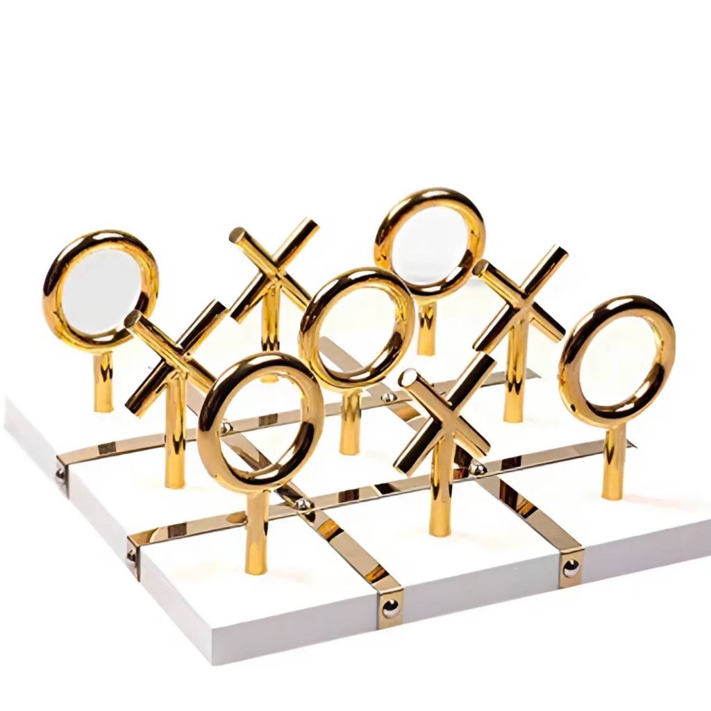 Bàn Cờ Caro Cao Cấp Sang Trọng Màu Trắng – Nước Đi Đẳng Cấp – Món Quà Độc Đáo Decor Lý Tưởng