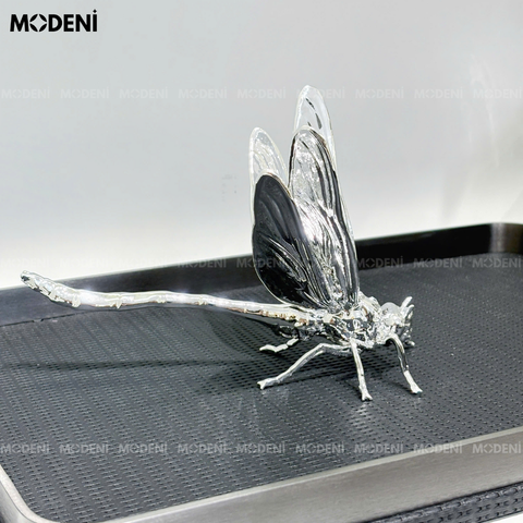  Tượng Chuồn Chuồn Trang Trí Bạc Eve Silver – Decor Hiện Đại Sang Trọng – Chất Liệu Hợp Kim – Đặt Bàn Kệ Tủ 