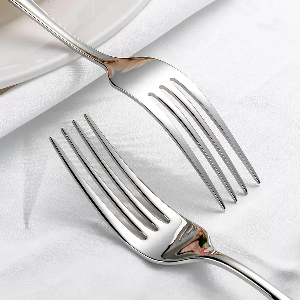 Bộ Dao Muỗng Nĩa Ferran Diagonal Textured Cutlery Set Silver  Inox 304 Cao Cấp Sang Trọng