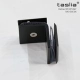 Kẹp kính-kính kép cabin tắm 90 độ màu đen lỳ Taslia F-333
