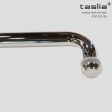 Tay nắm cửa cabin tắm dạng tròn Taslia H601 màu chrome