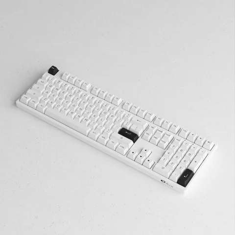  Bàn phím AKKO 3108 RF Black on White (sw v3 - Cream Yellow) 