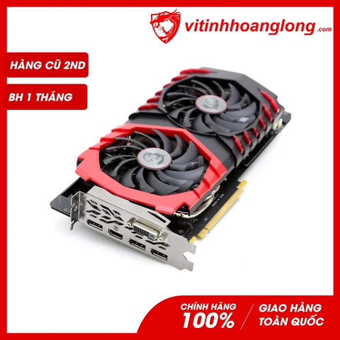  Card màn hình VGA Msi GTX 1060 6GB Gaming X DDR5 Cũ 