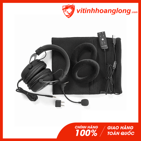  Tai nghe HyperX Cloud II-Gun Metal Gaming Headset (Đen Xám) (KHX-HSCP-GM) 