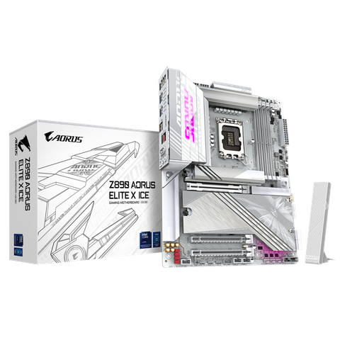  Mainboard Gigabyte Z890 AORUS ELITE X ICE - White 