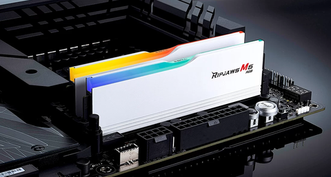  Ram GSkill Ripjaws M5 RGB 32GB - White | 16GB x 2, DDR5, 6000MHz (F5-6000J3648D16GX2-RM5RW) 