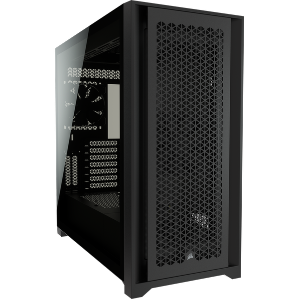  Thùng máy Case Corsair 5000D AirFlow Tempered Glass Black | Mid Tower, ATX, Sẵn 2 fan không led 