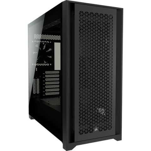  Thùng máy Case Corsair 5000D AirFlow Tempered Glass Black | Mid Tower, ATX, Sẵn 2 fan không led 