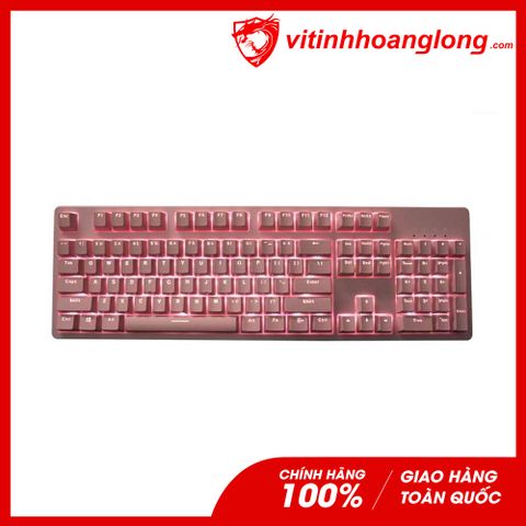  Bàn Phím Cơ E-Dra EK3104 Pink V2 Red Switch 