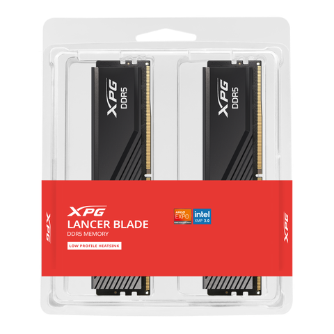  Ram Adata Lancer Blade White | BLACK 32GB | 2 x 16GB, DDR5, 5600MHz (AX5U5600C4616G-DTLABWH) 