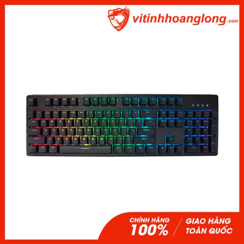  Bàn Phím Cơ E-Dra EK3104 Led Gaming Red Switch (Đen) 