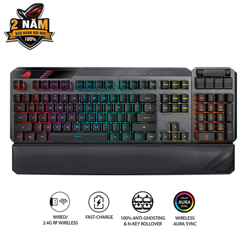  Bàn Phím Asus ROG Claymore II Red Switch 