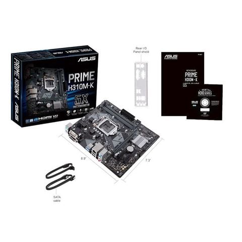  Mainboard Asus H310M-K Prime | Intel H310, Socket 1151, micro ATX, 2 khe DDR4 