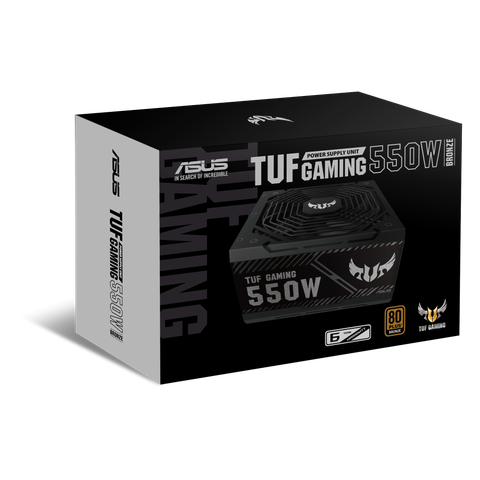  Nguồn máy tính Asus TUF Gaming 550W 80 Plus Bronze (TUF-550B-GAMING) 
