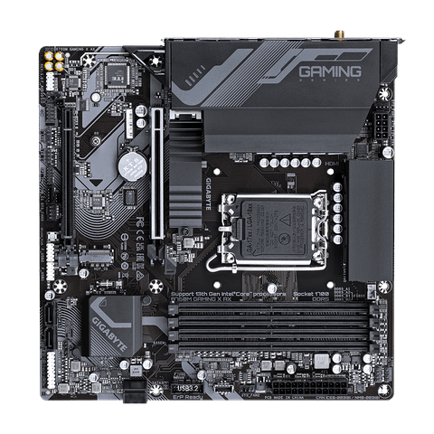  Mainboard Gigabyte B760M GAMING X  (rev. 1.x) | Intel B760, Socket 1700, Micro ATX, 4 khe DDR5 