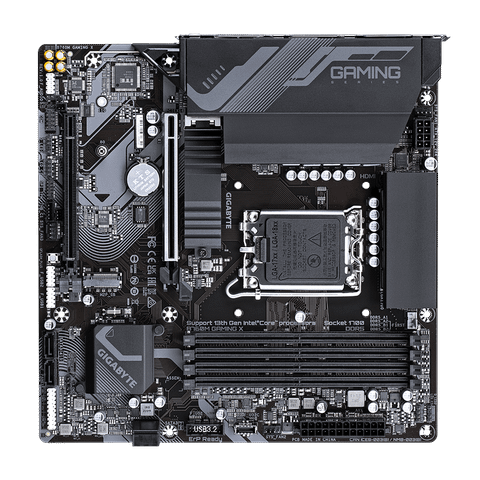  Mainboard Gigabyte B760M GAMING X | Intel B760, Socket 1700, Micro ATX, 4 khe DDR5 