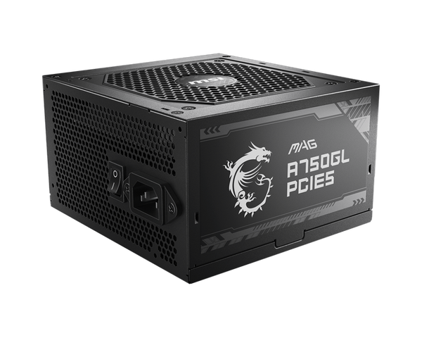  Nguồn máy tính MSI MAG A750GL PCIE5 | 750W, ATX, 80 Plus Gold, Full Modular 