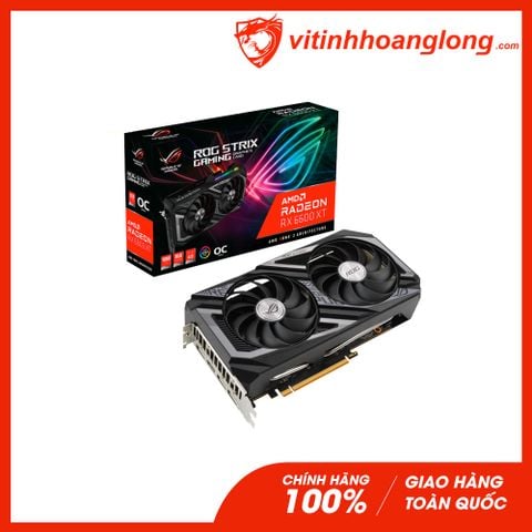  Card màn hình VGA Asus Radeon RX 6600 XT Rog Strix OC Edition 8GB GDDR6 (ROG-STRIX-RX6600XT-O8G-GAMING) 